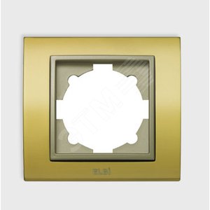 Zena Platin рамка мат золото/титан 1-п (500-073514-271) - ABB