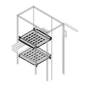Перегородка горизонт. W=300мм D=700мм 2