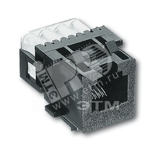 Механизм роз.телеф.Jack 1х8 RJ11/12 RJ45 кат3 - ABB