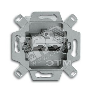 Мех-м 2-ой компьютерной розетки RJ 45 кат. 5e, 250 МГц, 8(8)/8(8 ) - ABB