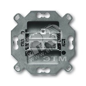 Механизм розетки комп.  2х8 у кат.6 (BJE0218) - ABB
