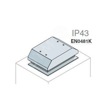 Кожух вентилируемый IP43 | EN0481K | ABB - фото 2
