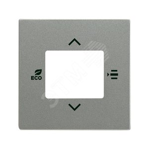 Накладка на терморегулятор, meteor/серый металлик 6109/03-803-500 (6155-0-0066)