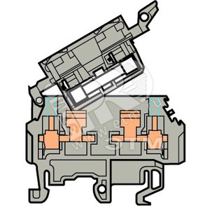 Клемма с предохранителем M4/8SFT (5662R2200) - ABB
