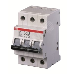 Рубильник 3пол. E203g 100A рычаг сер. | 2CDE283001R1100 | ABB - фото 2