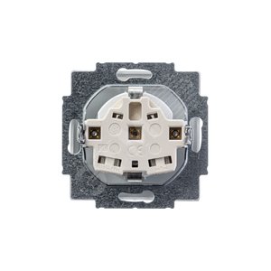 Розетка SCHUKO 16А 250В с крышкой, серия solo/future, цвет davos/альпийский белый | 2018-0-1509 | 2CKA002018A1509 | ABB 4