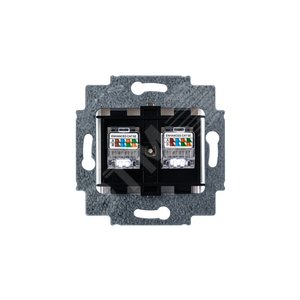 ABB Levit Белый Розетка комп. 2-ая 2хRJ45 категория 5e | 5014H-A51018 03W | 2CHH295118A6003 | ABB - фото 5