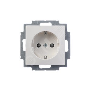 ABB Basic 55 Альп. белый Розетка с/з с защитными шторками | 2013-0-5278  | 2CKA002013A5278 | ABB - фото 3