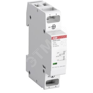 Контактор EN20-20N-06 модульный (20А АС-1, 2НО), катушка 230В AC/DC (EN20-20N-06) 2