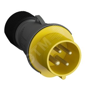Вилка каб 32А 2P+E,IP44,4ч Easy&Safe - фото 2
