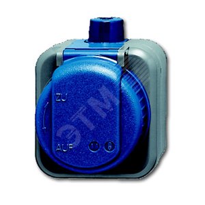 Розетка SCHUKO 16А 250В IP66 для открытого монтажа Busch-Duro 2000 WD, для работы в агрессивных средах | 2083-0-0343 | 2CKA002083A0343 | ABB 2