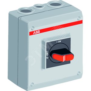 Выключатель безопасности в пластиковом боксе OTP25T6M | 1SCA022401R1810 | ABB - фото 2
