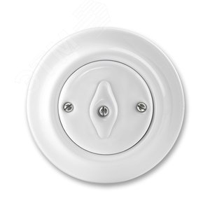Переключатель перекрёстный поворотный ABB Decento белый фарфор (3560K-C07345) - ABB