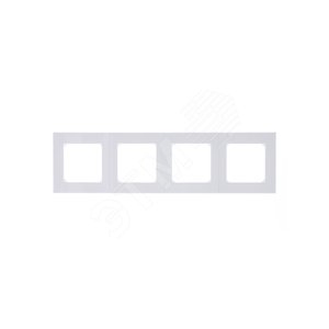 ABB Levit Белый / дымчатый чёрный Рамка 4-ая | 3901H-A05040 62W | 2CHH015040A6062 | ABB - фото 5