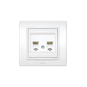 Zena бел. розетка Hi-Fi 2-ая (500-010200-241)