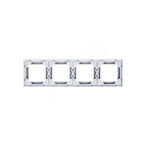 ABB Levit Серый / белый Рамка 4-ая | 3901H-A05040 16W | 2CHH015040A6016 | ABB - фото 5