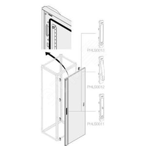Дверь глухая с мех.запирания H1800 W500 | 1STQ002271B0000 | ABB - фото 2