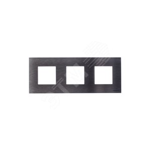 ABB Zenit Сталь Рамка 3-я (2+2+2) мод | N2273 OX  | 2CLA227300N4001 | ABB - фото 3