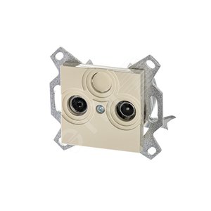 ABB Levit Слоновая кость Розетка TV-R оконечная | 5011H-A03503 17W | 2CHH083503A6017 | ABB - фото 2
