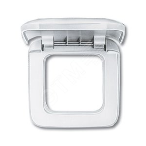 Рамка с крышкой 1-постовая, серия Reflex SI, цвет альпийский белый | 1719-0-0061  | 2CKA001719A0061 | ABB 2