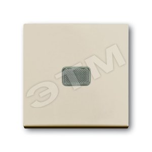 ABB Basic 55 Сл. кость Выключатель 1-клавишный с подсветкой | 1012-0-2156  | 2CKA001012A2156 | ABB - ABB