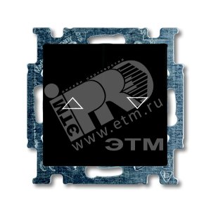ABB Basic 55 Шато (чёрный) Выключатель жалюзийный | 1012-0-2176  | 2CKA001012A2176 | ABB - ABB