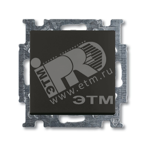 ABB Basic 55 Шато (чёрный) Переключатель 1-клавишный | 1012-0-2179  | 2CKA001012A2179 | ABB - ABB