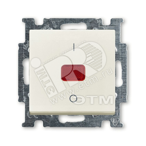ABB Basic 55 Шале (белый) Выключатель 1-клавишный 2-полюсный, 20A | 1020-0-0093  | 2CKA001020A0093 | ABB - ABB