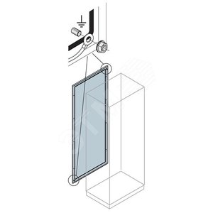 Стенка шкафа задняя 2200x600мм ВхШ | EP2260K | ABB 2
