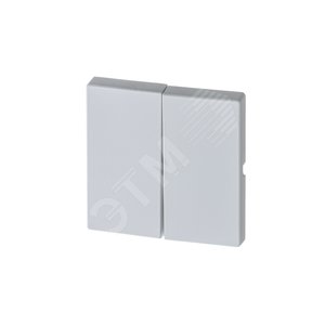 Клавиша для механизма 2-клавишных выключателей/переключателей/кнопок, серия solo/future, цвет белый бархат | 1751-0-3024  | 2CKA001751A3024 | ABB 2