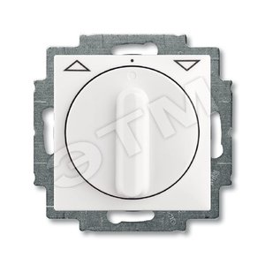 ABB Basic 55 Альп. белый Выключатель жалюзийный поворотный без фиксации | 1101-0-0921  | 2CKA001101A0921 | ABB - ABB