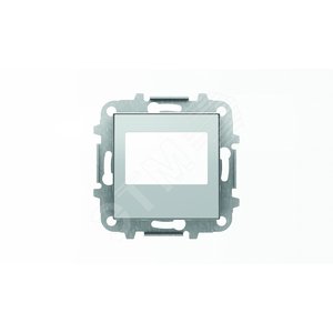 Накладка для механизма цифрового FM-радио арт.9368 и/или механизма (блока) ДУ арт.9368.2, серия SKY, цвет серебристый алюминий|2CLA856800A1301| ABB 2