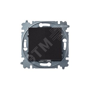 Переключатель перекрёстный одноклавишный ABB Levit антрацит / дымчатый чёрный (3559H-A07445 63W) 4