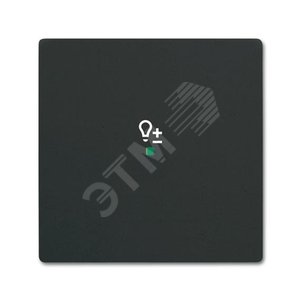 Клавиша одинарная free@home, светорегулятор, future, цвет чёрный бархат|6220-0-0622| ABB - ABB