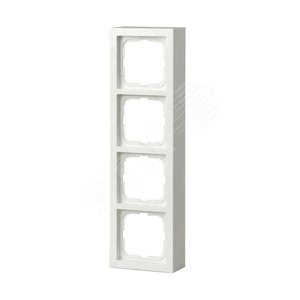 Impressivo Рамка 4 поста наружная белый (1724S85-84) - фото 2