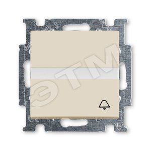 ABB Basic 55 Сл. кость Выключатель кнопочный с полем для надписи | 1413-0-1087  | 2CKA001413A1087 | ABB - ABB