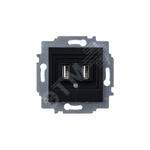 ABB Levit Антрацит USB зарядка 2-ая | 5014H-A00040 63W | 2CHH290040A6063 | ABB - фото 5
