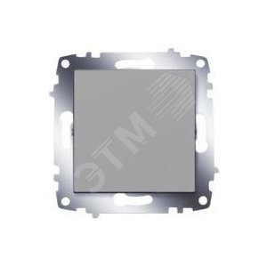 Zena без рамки сер. выключатель 1кл