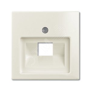 ABB Basic 55 Сл. кость Накладка 1-ой ТЛФ/комп розетки наклонной | 1753-0-0098  | 2CKA001753A0098 | ABB - фото 2