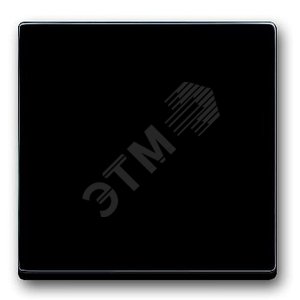 Клавиша для 1-клавишных выключателей/переключателей/кнопок, глухая, Impressivo, антрацит | 1786-81  | 2TKA000541G1 | ABB 2