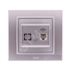 Zena титаниум розетка TF RJ11 (500-011400-221) - ABB