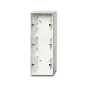 Коробка для открытого монтажа, 3 поста, серия future, цвет белый бархат | 1799-0-0955  | 2CKA001799A0955 | ABB 2