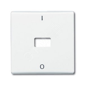 Клавиша для механизма 1-клавишного выкл./перекл./кнопки, "I/O" (IP44), серия Allwetter 44, цвет слоновая кость | 1731-0-1809  | 2CKA001731A1809 | ABB 2