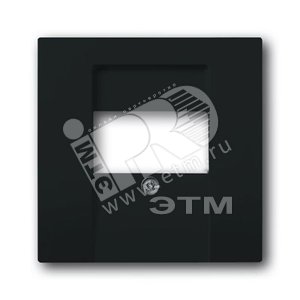 SOLO/FUTURE Плата центральная (накладка) для механизмов UAE/TAE 0247/0248 антрацит (1766-81)