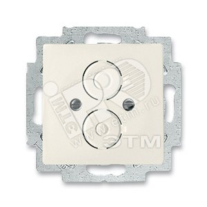 Плата центр. с суппортом для разъёмов с резьбовым креплением М16х0.75, серия solo/future, цвет savanne/сл. кость | 1710-0-3655  | 2CKA001710A3655 | AB