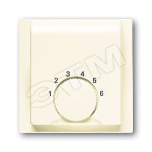 Плата центральная (накладка) для мех. терморегулятора (термостата) 1094 U, 1097 U, серия impuls, цвет сл. кость | 1710-0-3745  | 2CKA001710A3745 | ABB