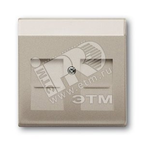 ABB Basic 55 Шампань Плата центральная для коммуникац розеток 0211 с суппортами 18** | 1710-0-3941  | 2CKA001710A3941 | ABB - ABB