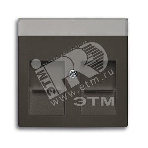 ABB Basic 55 Шато (чёрный) Плата центральная для коммуникац розеток 0211 с суппортами 18** | 1710-0-3942  | 2CKA001710A3942 | ABB - ABB