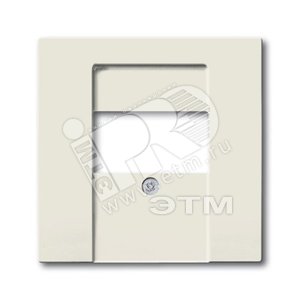SOLO/FUTURE Плата центральная (накладка) для механизмов UAE/TAE для 0247/0248 chalet-white - ABB