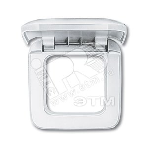 Рамка с крышкой 1-постовая, серия Reflex SI, цвет альпийский белый | 1719-0-0061  | 2CKA001719A0061 | ABB